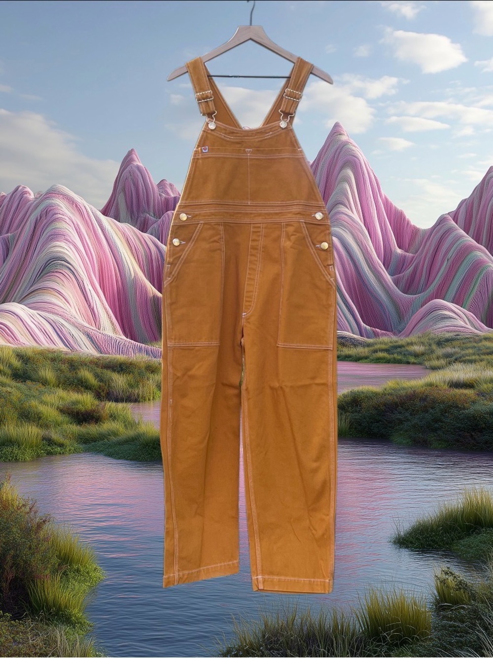 Big Bud Press Spicy Mustard Original Overalls Size M